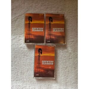 Country‎ Classics Cassette Tapes Lot of 3 Vintage Music Collection